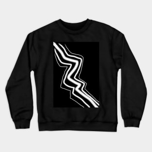 Black and White Vectore Crewneck Sweatshirt